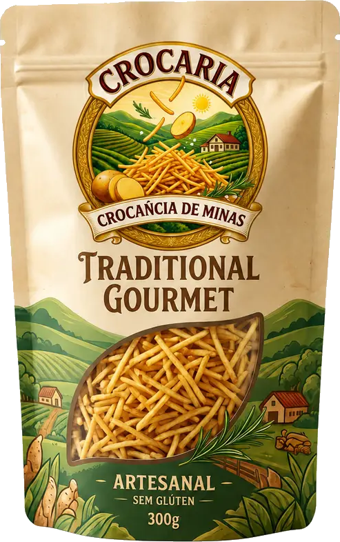 Tradicional Gourmet CROCARIA 300g sem glúten