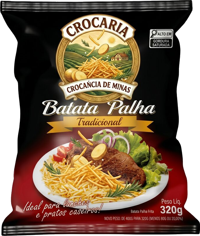 Pacote CROCARIA Batata Palha Tradicional